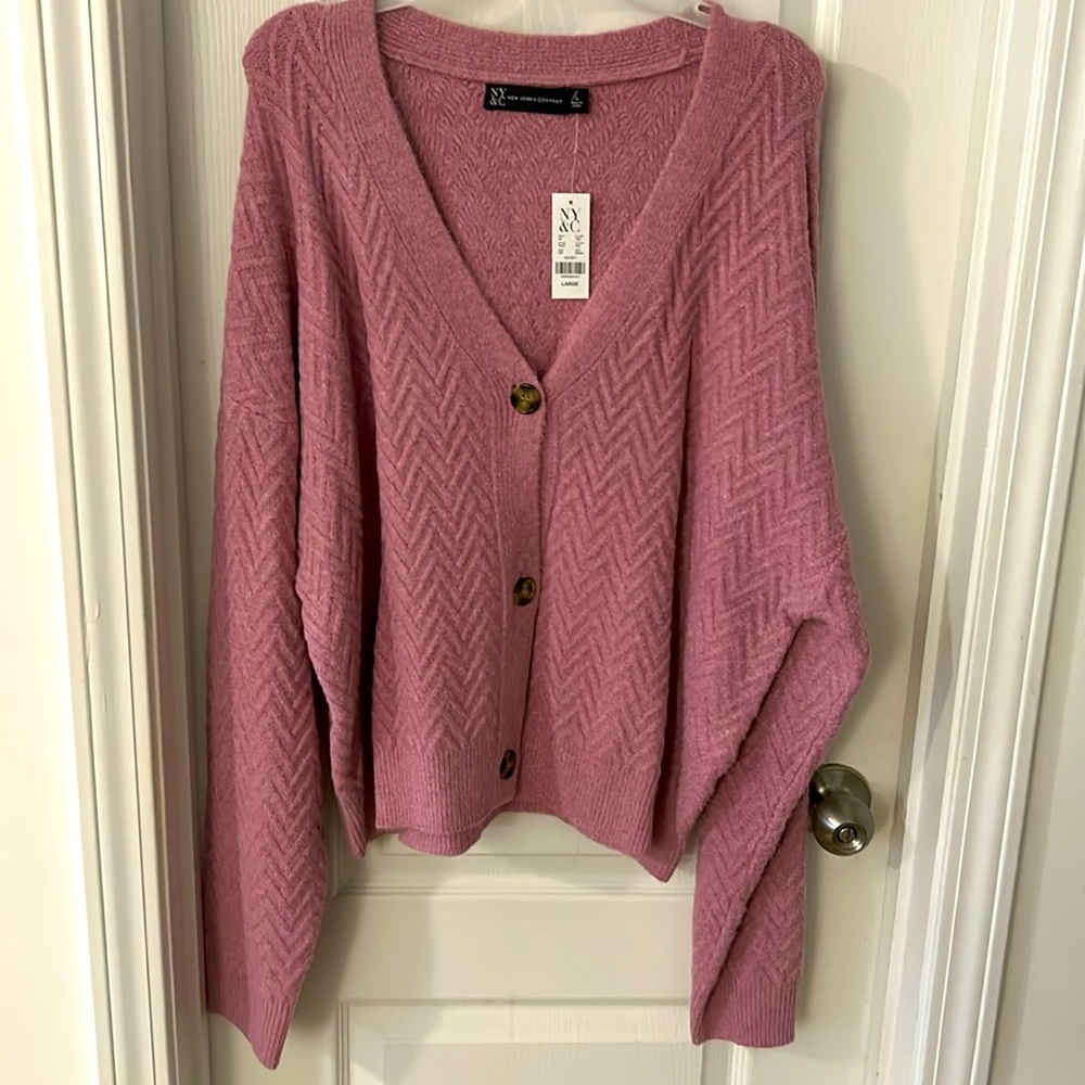NY&Co pastel pink cardigans new with tags